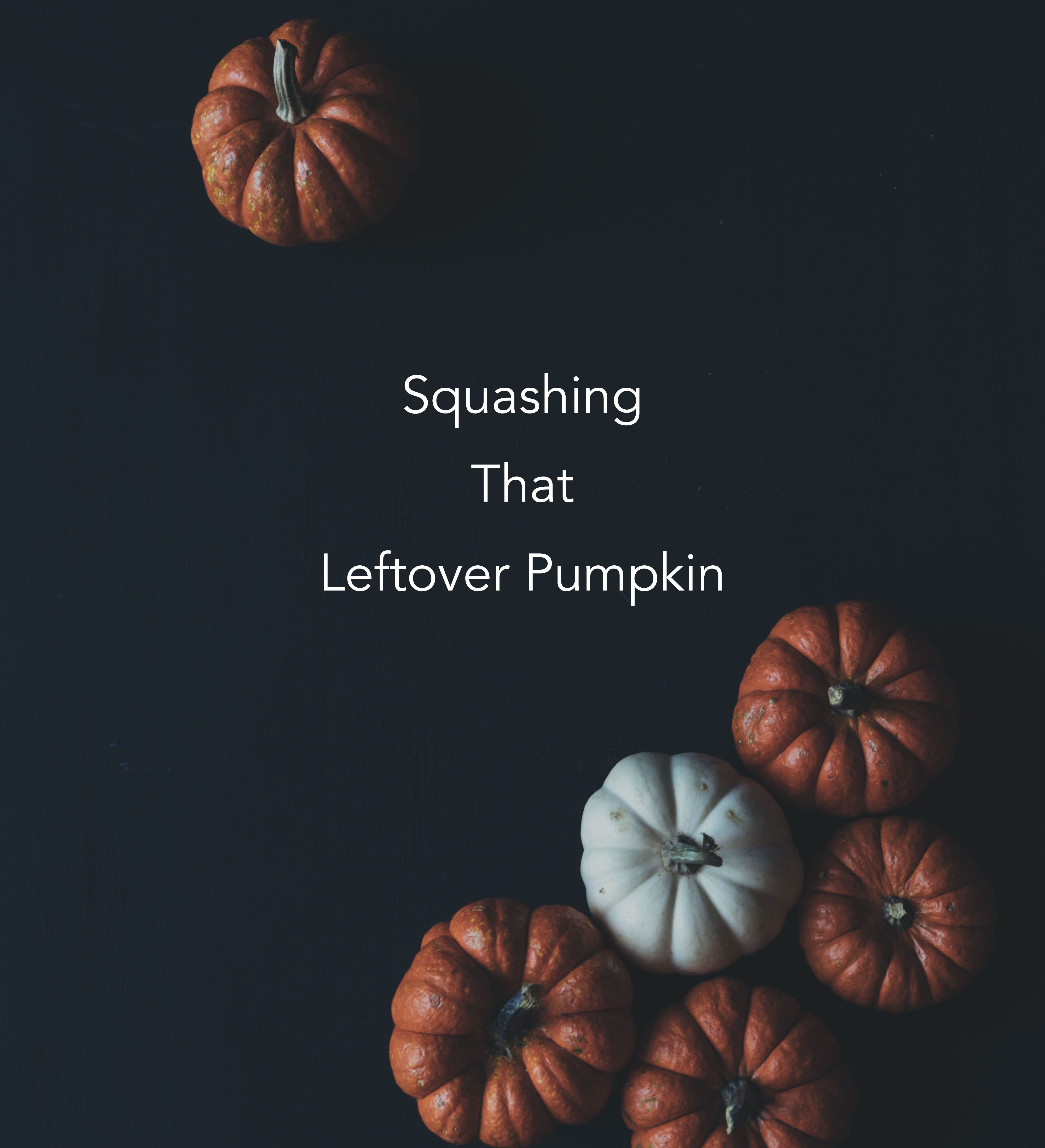 Squashing That Leftover Pumpkin